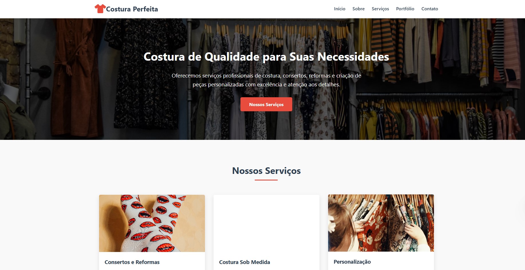 Costura Perfeita site